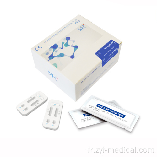 Kits de test de virus de rubéole RV rapide médicale